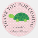 Search for pink turtle stickers Baby shower