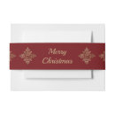 Search for gold foil invitation belly bands Stylish