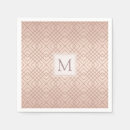 Search for luxury napkins Rose gold