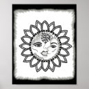 Search for sun moon posters Simple