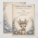 Search for little deer birthday invitations For kids