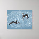 Search for greyhound canvas prints Whippet