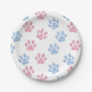 Search for paw print paper plates Pattern