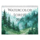 Search for watercolor calendars 2025