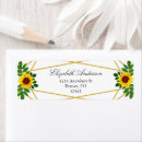 Search for country sunflower return address labels Autumn