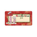 Search for stick return address labels Xmas