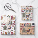 Search for animal christmas wrapping paper Reindeer