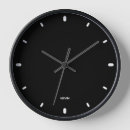 Search for black and white face clocks Simple
