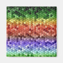 Search for mosaic pattern magnets Colourful