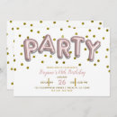 Search for rose gold retirement invitations Chic