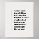 Search for bible verse romans posters All things work together