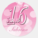 Search for happy 16th birthday stickers Girly