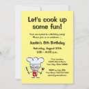 Search for funny cooking invitations Party