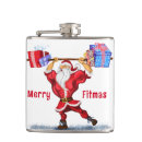 Search for funny christmas flasks Santa