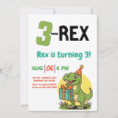 Search for 3 rex invitations Printable