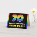 Search for 70th birthday cards 70 years old