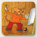 Search for artistic cat coasters Animal