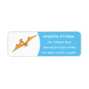 Search for reptile return address labels Dinosaur