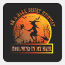Search for witch riding broom stickers Pumpkin