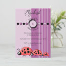 Search for ladybug 1st birthday invitations Black