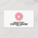 Search for donuts business cards Simple