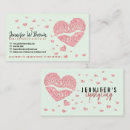 Search for lipstick business cards Pink