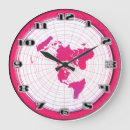 Search for world map clocks Pink