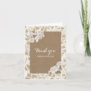 Search for burlap and lace thank you cards Rustic