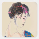 Search for geisha kimono stickers Japan