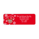 Search for nose return address labels Cartoon