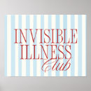 Search for disease awareness posters Invisible illness