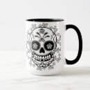 Search for dead flowers mugs Dia de los muertos