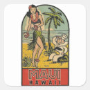 Search for vintage beach girl stickers Travel
