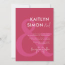Search for viva invitations Magenta and white