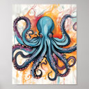 Search for octopus posters Ocean animal