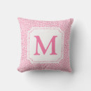 Search for pink monogram cushions Glam