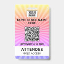 Search for conference id badges Qr code