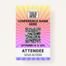 Search for conference id badges Qr code