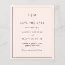 Search for blush save the dates Simple