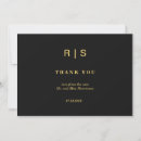 Search for luxury thank you cards Black gold