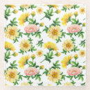 Search for seamless pattern coasters Yellow