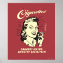 Search for funny cigarette posters Cigarettes
