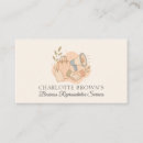 Search for represents business cards Sales representative
