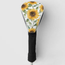 Search for sunflower golf equipment Watercolor