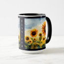 Search for sunflower mugs Watercolor