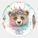 Search for woodland birthday stickers Girly