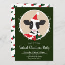 Search for cows christmas invitations Animal