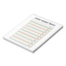 Search for checklist notepads Student
