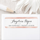 Search for rose gold foil return address labels Elegant