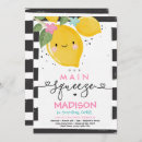 Search for lemonade birthday invitations Lemon birthday party